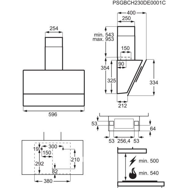 STENSKA KUHINJSKA NAPA ELECTROLUX LFV626K