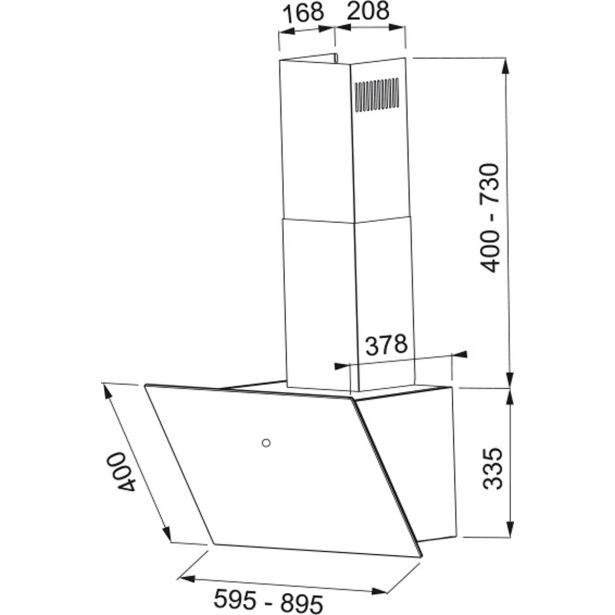 STENSKA KUHINJSKA NAPA FABER VRT BK A60 2LS