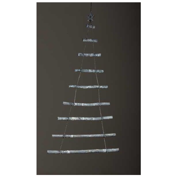 STENSKA DEKORACIJA GLOSSTYLE STENSKA LESENA JELKA 68CM VIŠINE