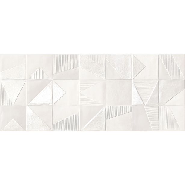 STENSKA PLOŠČICA ATLANTA WHITE DC MOSAIC3D 25X60 DEKOR