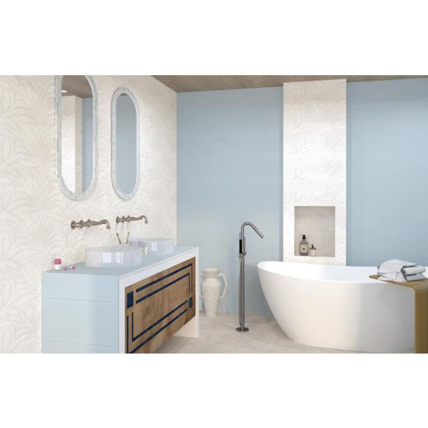 STENSKA PLOŠČICA ATLANTA WHITE DC TROPIC3D 25X60 DEKOR