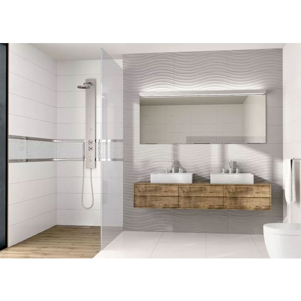 STENSKA PLOŠČICA CERAMICA COLOR ONDA WHITE 25X75