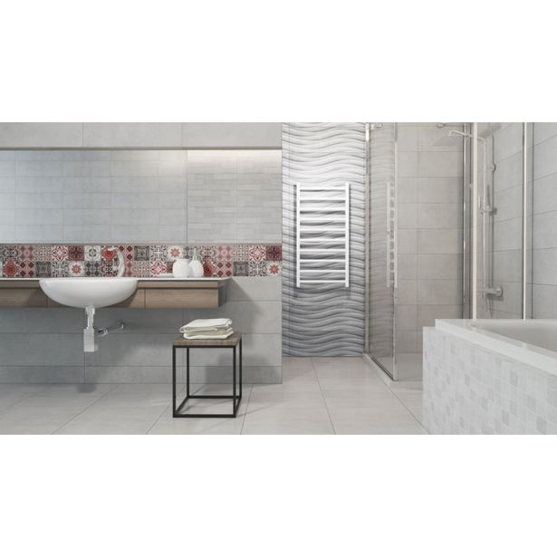 STENSKA PLOŠČICA CERAMICA KONSKIE MILANO FABRIC INSERTO 25X75 DEKOR