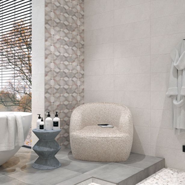 STENSKA PLOŠČICA ESTELA GREY DC GEOMETRIC 25X60 DEKOR