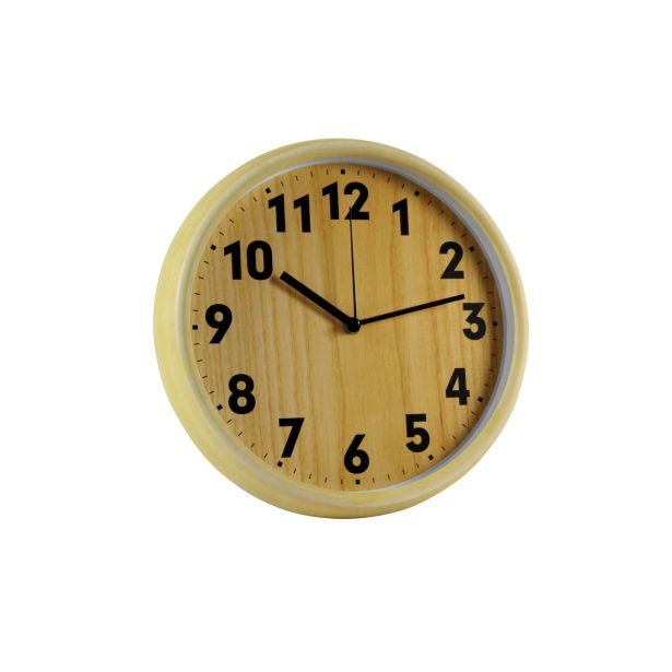 STENSKA URA 31 CM IMITACIJA LESA