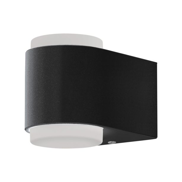 STENSKA VRTNA SVETILKA EGLO BRIONES 2X3W ČRNA