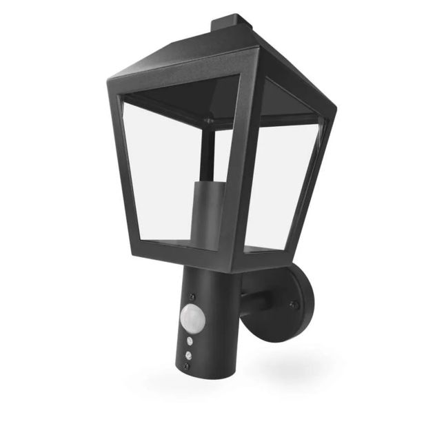 STENSKA VRTNA SVETILKA EMOS ADENIA LED SENZOR 1XE27 19.8X15X29.8 CM 15W