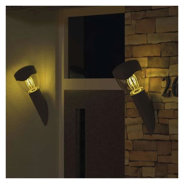 STENSKA VRTNA SVETILKA EMOS ARTEO LED 12X12X33 CM 1XE27 15W