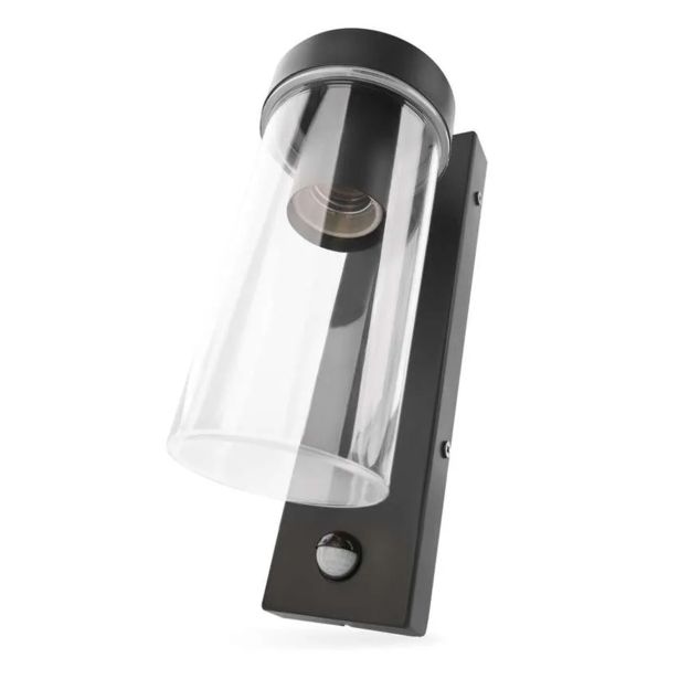 STENSKA VRTNA SVETILKA EMOS ZALA LED SENZOR1XE27 12.8X8X27 CM 15W