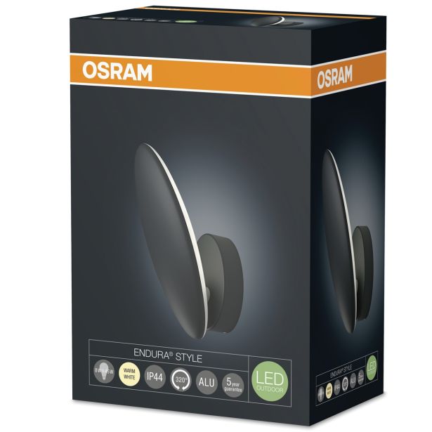 STENSKA VRTNA SVETILKA OSRAM WALLWASHER 8W DG, ENDURA STYLE, LED