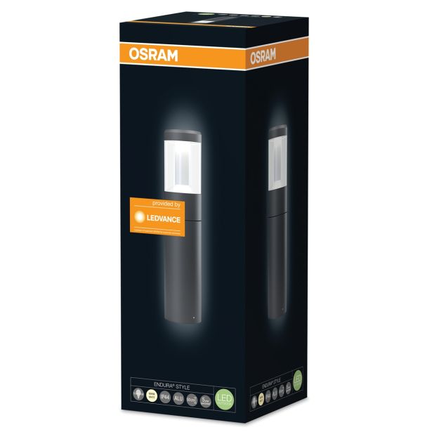 STENSKA VRTNA SVETILKA OSRAM ENDURA STYLE LANTERN MODERN50CM12WDG