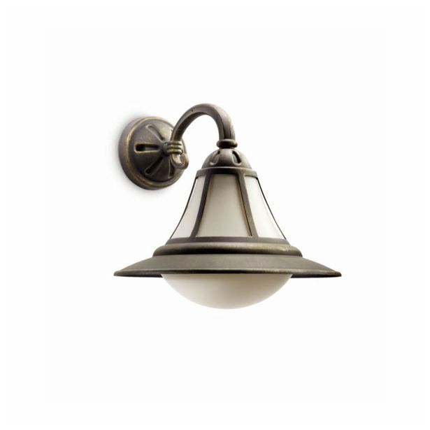 STENSKA VRTNA SVETILKA PHILIPS 15211/42/16 PROVENCE 1X23W E27 ČRNA