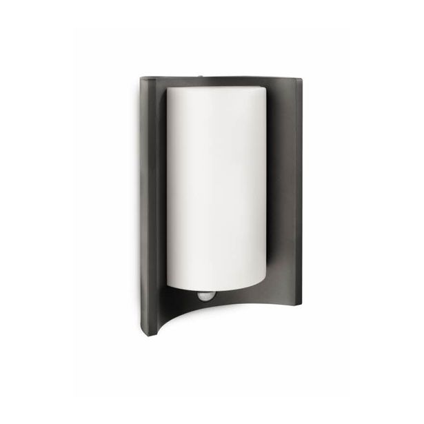 STENSKA VRTNA SVETILKA PHILIPS 16405/93/16 MEANDE SENZOR 1X20W E27 ANTRACIT