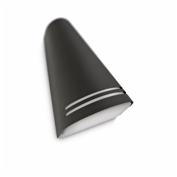 STENSKA VRTNA SVETILKA PHILIPS 17226/93/16 WOODS 1X15W E27 ANTRACIT