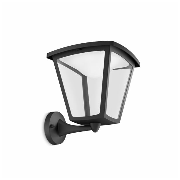 STENSKA VRTNA SVETILKA PHILIPS COTTAGE 1X4.5W LED 15480/30/16 ČRNA