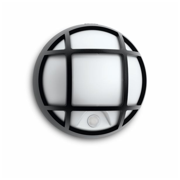 STENSKA VRTNA SVETILKA PHILIPS EAGLE 1X3.5W ČRNA, LED