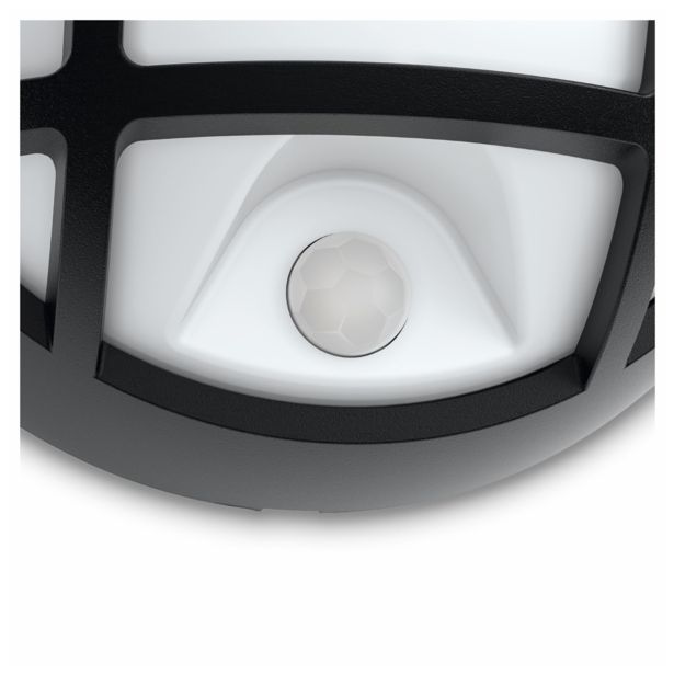 STENSKA VRTNA SVETILKA PHILIPS EAGLE 1X3.5W ČRNA, LED