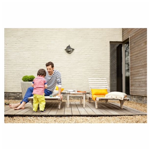 STENSKA VRTNA SVETILKA PHILIPS EDEN 1X7.5W RJAVA,