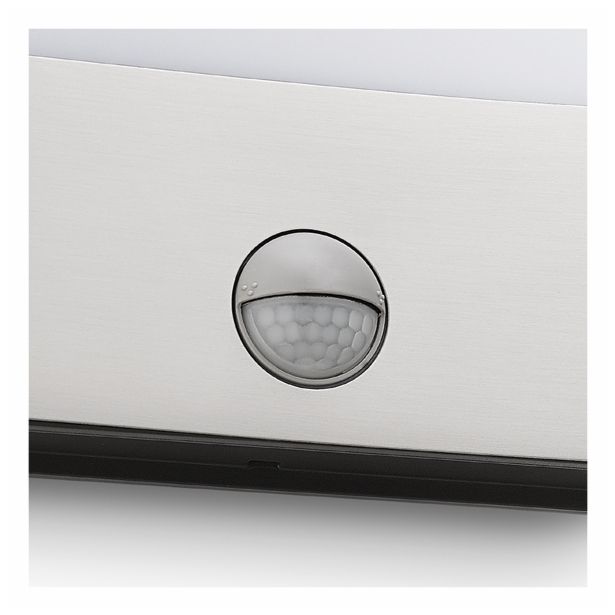 STENSKA VRTNA SVETILKA PHILIPS RACCON 1X3W S SENZORJEM INOX, LED