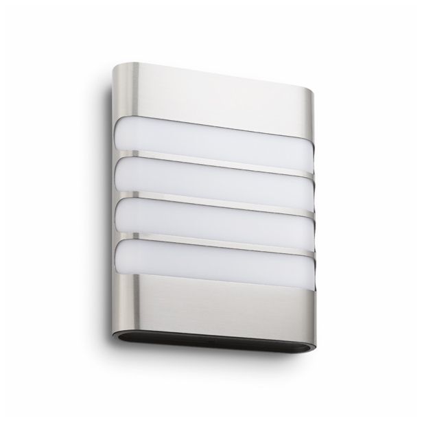 STENSKA VRTNA SVETILKA PHILIPS RACCOON 1X3W INOX, LED