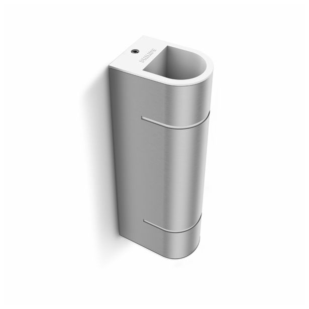 STENSKA VRTNA SVETILKA PHILIPS SUNSET 2X1W INOX, LED