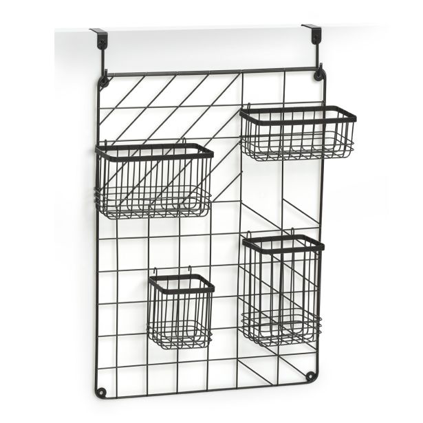 KUHINJSKO DRŽALO ZELLER PRESENT STENSKI ORGANIZATOR 5/1 METAL ČRNI