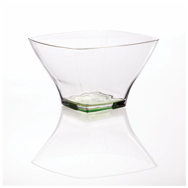 SERVIRNA SKLEDA STEKLARNA HRASTNIK STEPHANIE ZELENO DNO 1350 ML