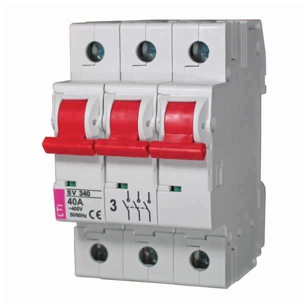 STIKALNI SIGNALNI ELEMENT ETI SV340 40A 0-1 3P, ZA LETEV