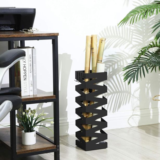 STOJALO ZA DEŽNIKE SONGMICS KOVINSKO LUC16B ČRNO