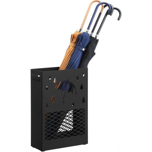 STOJALO ZA DEŽNIKE SONGMICS KOVINSKO PRAVOKOTNO LUC004B01