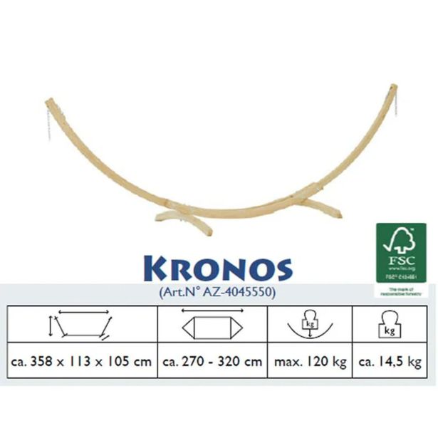 STOJALO ZA VISEČO MREŽO AMAZONAS KRONOS SINGLE