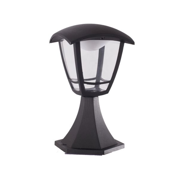 STOJEČA VRTNA SVETILKA FEROTEHNA LANTERNA 8W LED PVC, ČRNA