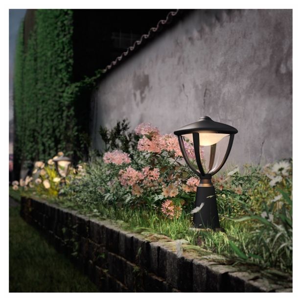 STOJEČA VRTNA SVETILKA PHILIPS ROBIN 1X4.5W LED 15472/30/16 ČRNA