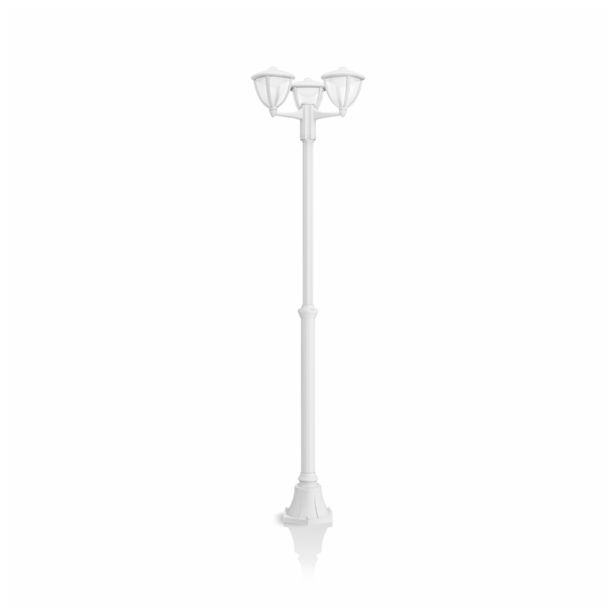 STOJEČA VRTNA SVETILKA PHILIPS ROBIN 3X4.5W LED 15475/31/16 BELA