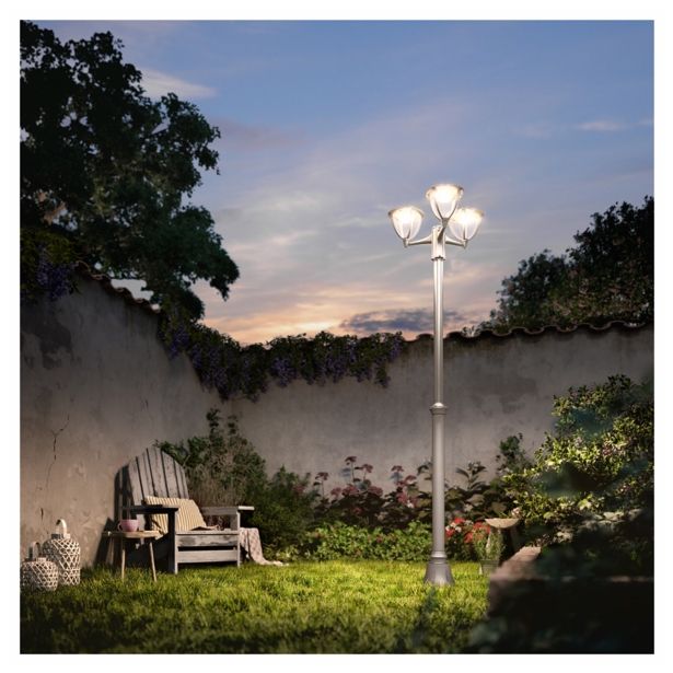 STOJEČA VRTNA SVETILKA PHILIPS ROBIN 3X4.5W LED 15475/31/16 BELA