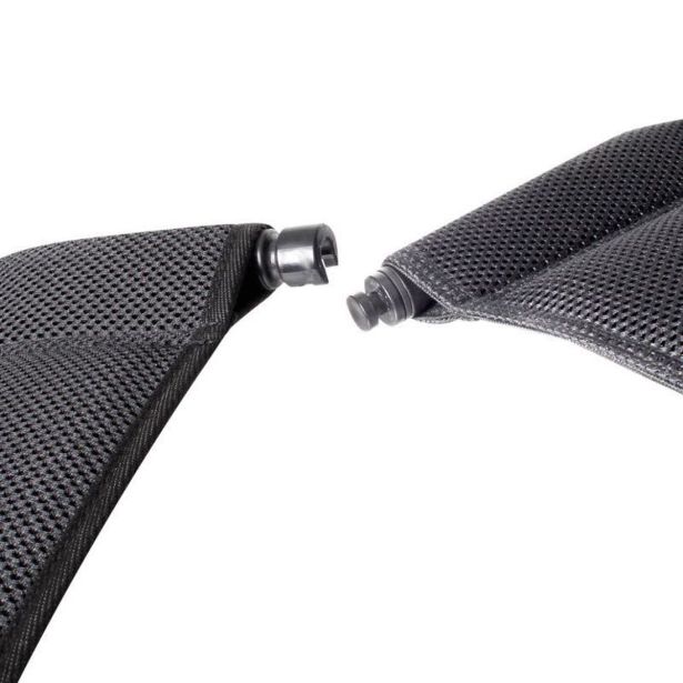 STOL ZA KAMPIRANJE BRUNNER ARAVEL 3D PODPORA ZA NOGE ČRNA ZA STOL VELIKOSTI M