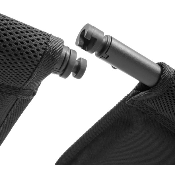 STOL ZA KAMPIRANJE BRUNNER SKYE PODPORA ZA NOGE ČRNA