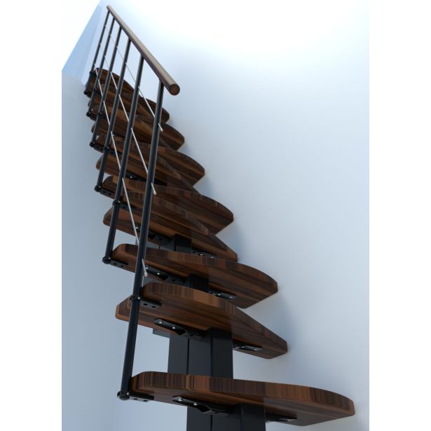 STOPNICE MINKA QUATRO ČRNA/TEMNA BUKEV