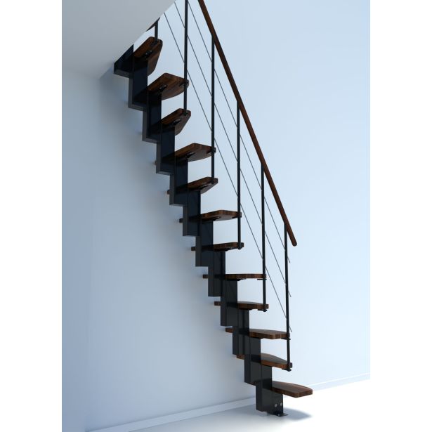 STOPNICE MINKA QUATRO ČRNA/TEMNA BUKEV