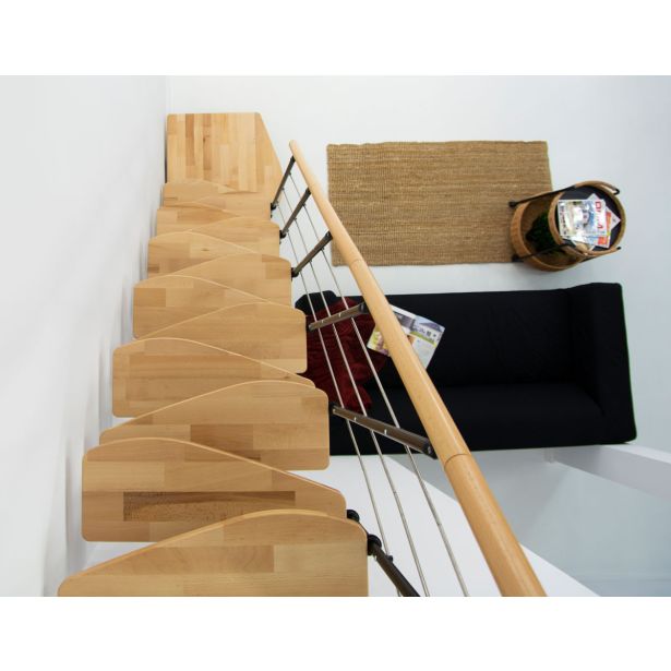 STOPNICE MINKA QUATRO TURN ČRNA/BUKEV