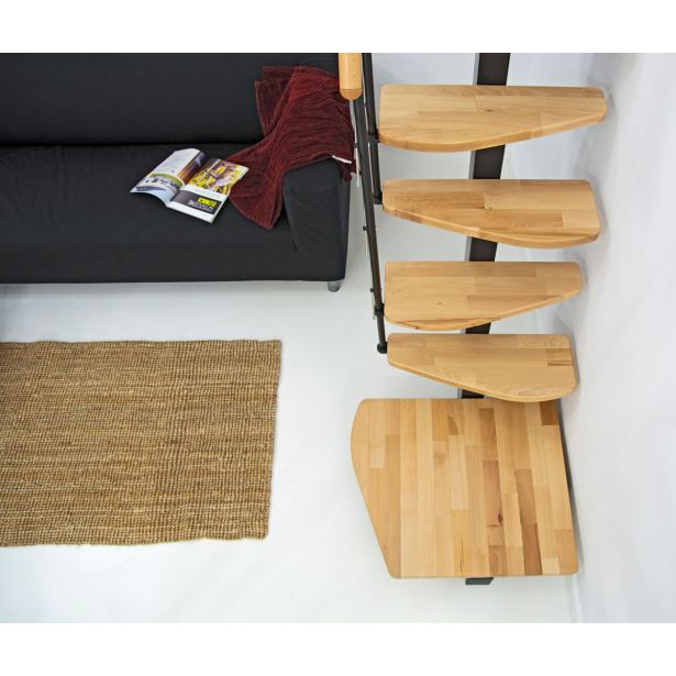 STOPNICE MINKA QUATRO TURN ČRNA/BUKEV