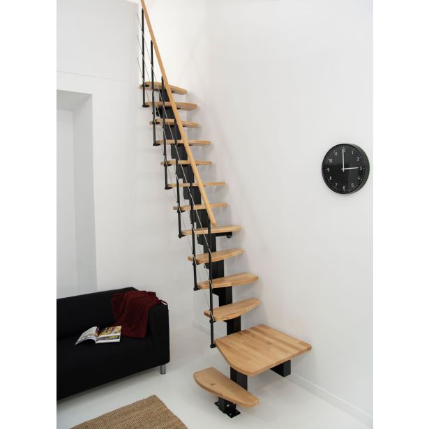 STOPNICE MINKA QUATRO TURN ČRNA/BUKEV