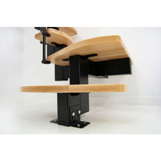 STOPNICE MINKA QUATRO TURN ČRNA/BUKEV