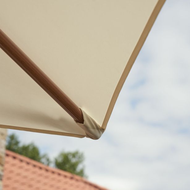 SENČNIK NATERIAL STRAN. AGORA 290X290 BEL ALU, JEKLO 250G