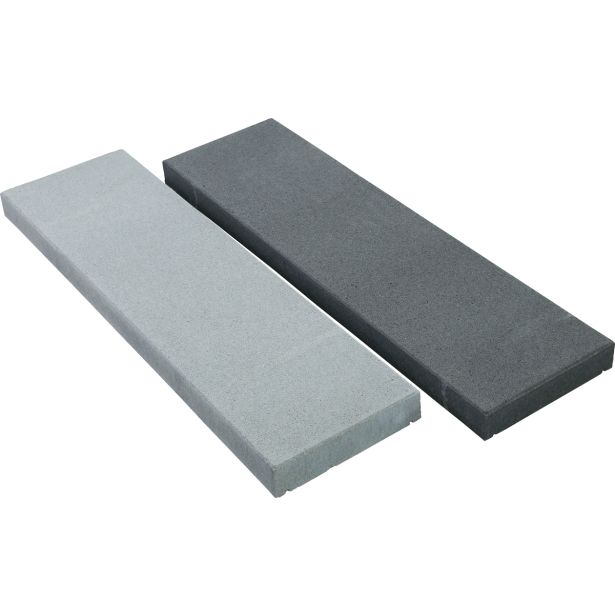 BETONSKI IZDELEK ZOBEC STREHA TIPO 28X80CM ČRNA RAVNA