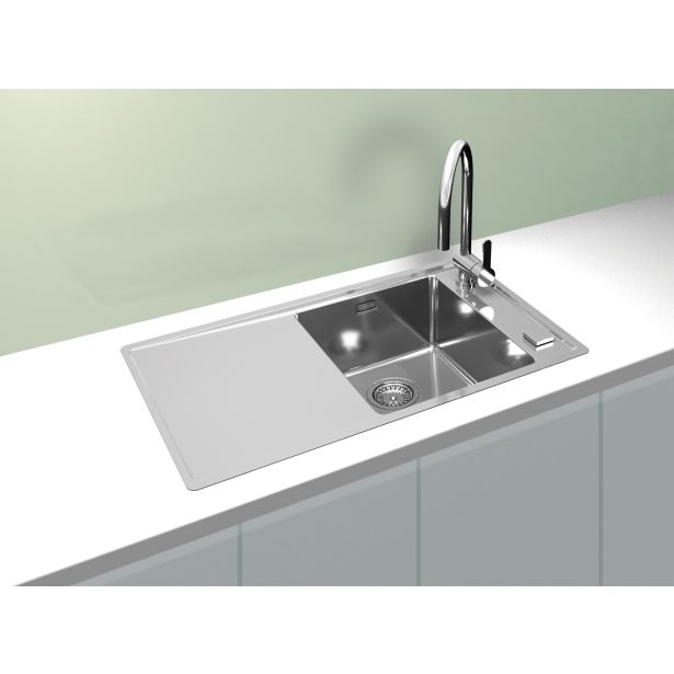 NERJAVNO POMIVALNO KORITO ALVEUS STRICTO 10 790X472 MM, DESNI