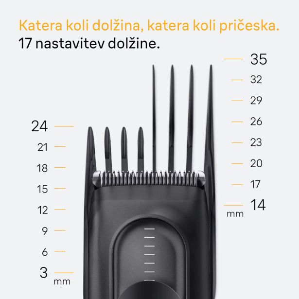 STRIŽNIK ZA LASE BRAUN HC 5530 +3 NASTAVKI