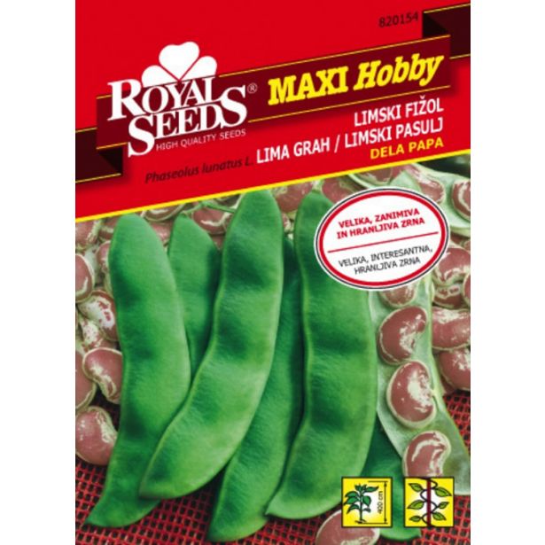 STROČNICA ROYAL SEEDS MAXI HOBBY LIMSKI FIŽOL
