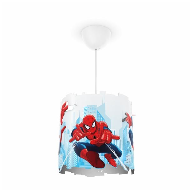 STROPNA IN STEN. SVETILKA PHILIPS SPIDERMAN 1X23W MAX. E27 71751/40/16 TEMNO MODRA