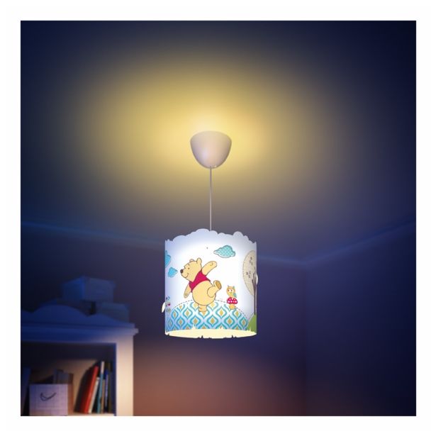 STROPNA IN STEN. SVETILKA PHILIPS WINNIE THE POOH 1X23W E27 71751/34/16 RUMENA